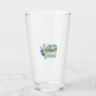 Lass mich dir von meinem Jesus-Christen-Shirt erzä Glas