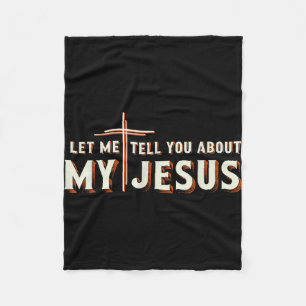 Lass mich dir von meinem Jesus-Shirt erzählen, chr Fleecedecke