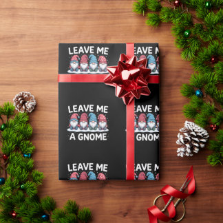 Lass Mich Ein Gnom Weihnachten Pyjama Feiertag Geschenkpapier