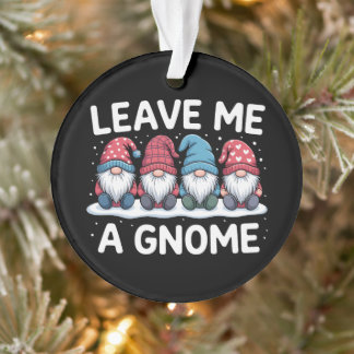 Lass Mich Ein Gnom Weihnachten Schlafanzug Urlaub Ornament