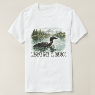 Lass mich einen Seetaucher - Lustige Natur Vogel K T-Shirt