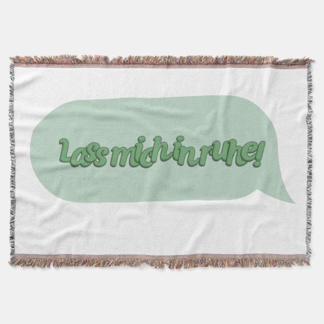 Lass mich in Ruhe! Decke (Vorderseite)