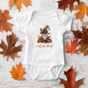 Lass mich in Ruhe! Gnom Weiß Baby Strampler