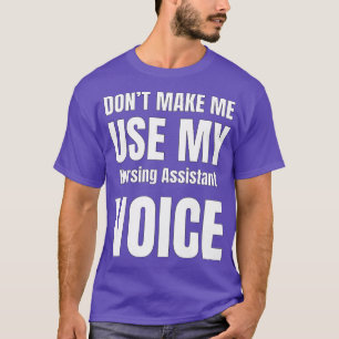 Lass mich meine Stimme nicht benutzen T-Shirt