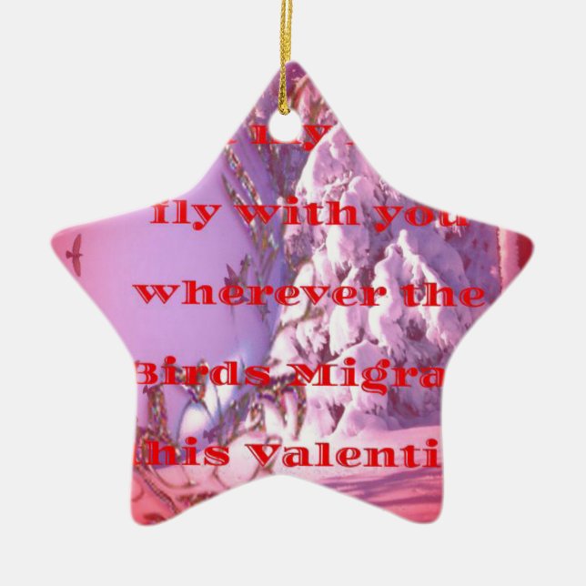 Lass mich mit dir zu valentine.png keramikornament (Vorne)