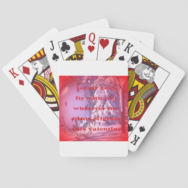 Lass mich mit dir zu valentine.png spielkarten (Rückseite)