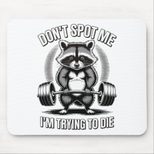 Lass mich nicht abfangen, ich versuche im Fitnesss Mousepad
