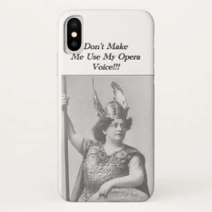Lass mich nicht meine Opernstimme benutzen Case-Mate iPhone Hülle