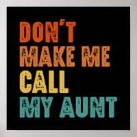Lass mich nicht meine Tante Funny Niece Nephew nen