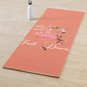 Lass mich nicht meinen Fuß auf den Boden stellen R Yogamatte