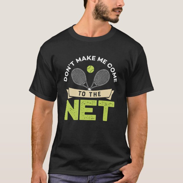 Lass mich nicht zum Niedlichen Tischtennis kommen  T-Shirt (Vorderseite)