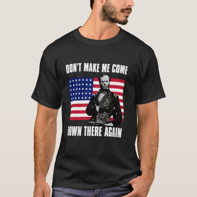 Lass mich wieder dort herunter kommen, die lustige T-Shirt (Vorderseite)