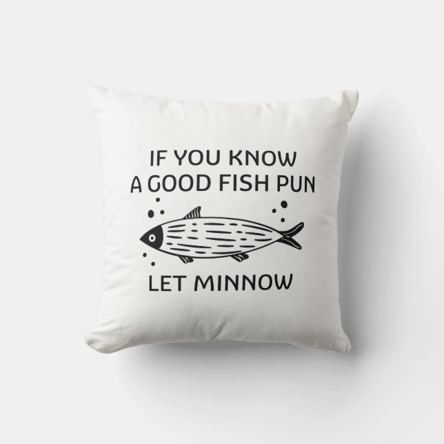 Lass Minnow Kissen (Vorderseite)
