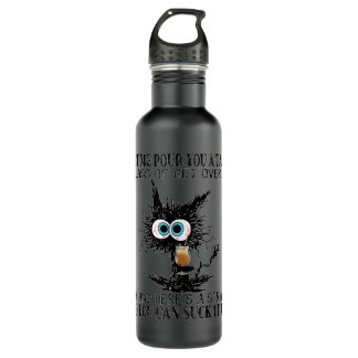 Lass mir, dir ein großes Glas zu gießen Funny Edelstahlflasche