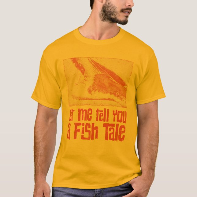 Lass mir, dir eine Fischgeschichte zu erzählen T-Shirt (Vorderseite)
