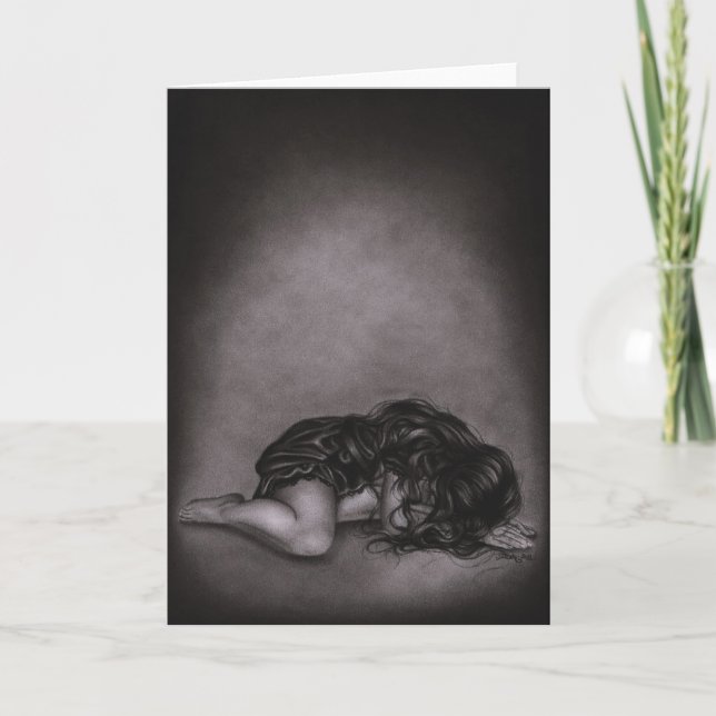 Lass mir einfach die Grußkarte zu brechen Karte (Vorderseite)