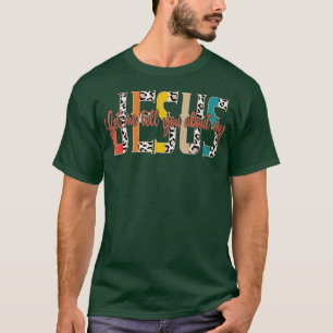 Lass mir erzählen Sie von meinem Jesus Leopard Vin T-Shirt