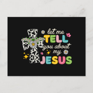 Lass mir erzählen von meinem Jesus Groovy Christli Postkarte