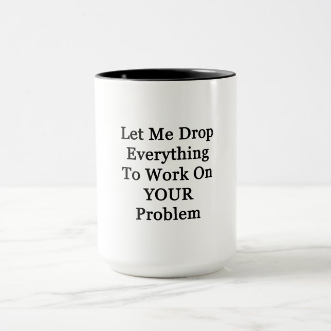 Lass mir fallen lassen tasse (Zentrum)