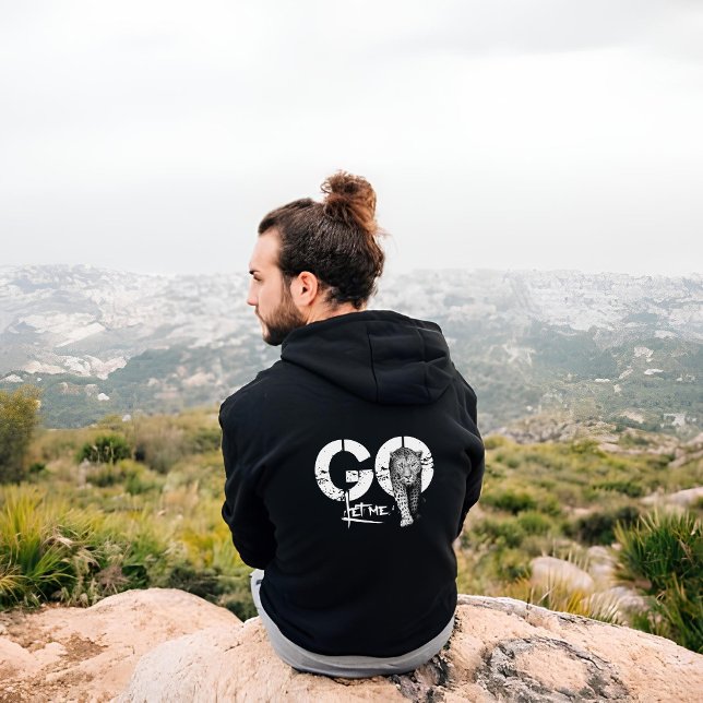 Lass mir GO Leopard Black T - Shirt (Von Creator hochgeladen)