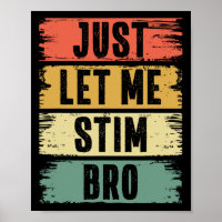 Lass mir Stim Bro Kids Boys Men Autismus Awarenes