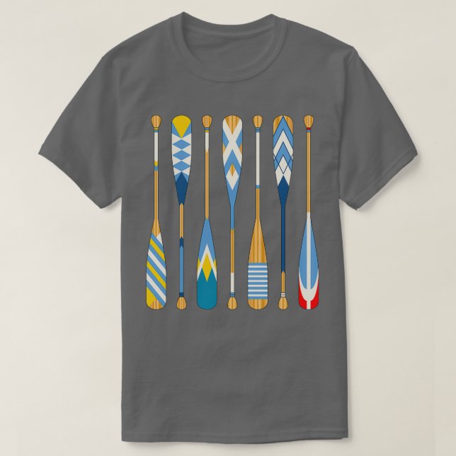 Lass mit unseren Ohren Aquamarin zu rudern T-Shirt (Design vorne)