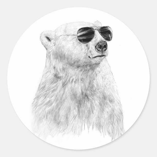 Lass nicht, dass die Sonne untergeht Runder Aufkleber (Vorderseite)