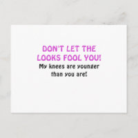 Lass nicht, dass ich dir meine Knie jünger bin