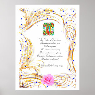 LASS NICHTS, DAS SIE UNTERSCHEIDEN KÖNNTE - PRAYER POSTER