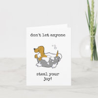 Lass niemandem, deine Freude zu stehlen, Ermutigun
