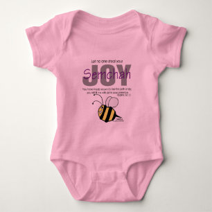 Lass niemanden, der dein Semchah gestohlen hat! Baby Strampler