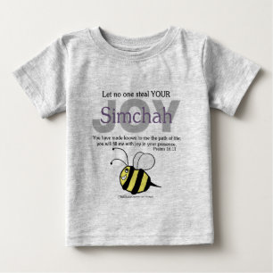 Lass niemanden, der deine Freude/Simchah stiehlt! Baby T-shirt