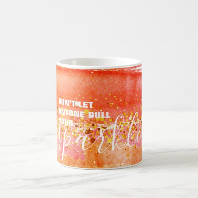 Lass niemanden, der deinen Sparkel betrügt Kaffeetasse (Mittel)