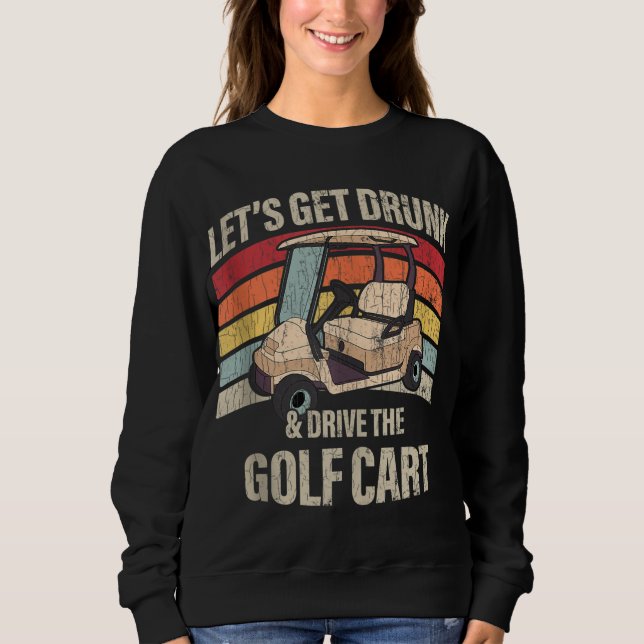 Lass Par Funny Golf Player Geschenk Sweatshirt (Vorderseite)