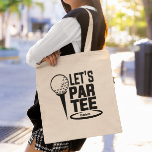 Lass Par T-Shirt Golf Funny Personalisiert Tragetasche