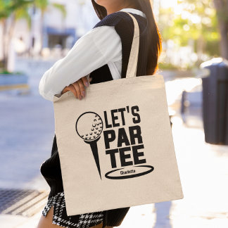 Lass Par T-Shirt Golf Funny Personalisiert Tragetasche
