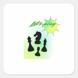 Lass Quadratischer Aufkleber