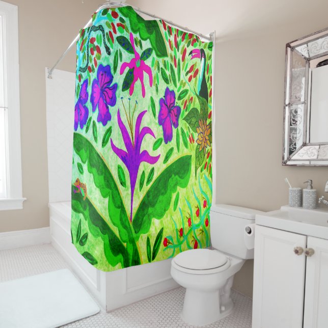 Lass-Reign-Duschvorhang Duschvorhang (Beispiel)