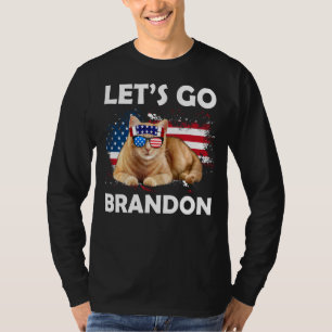 Lass S Go Branson American USA Flag Lass S Go Bran T-Shirt