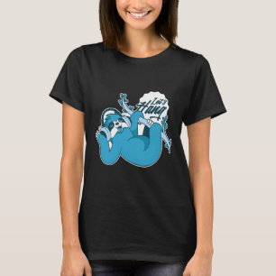 Lass S Hang Out Sloth Funny Vater Jokes Funny T-Shirt
