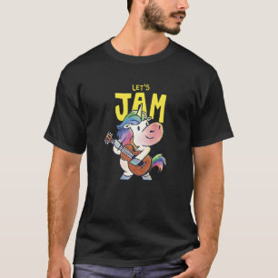 Lass S Jam Musician Unicorn T-Shirt