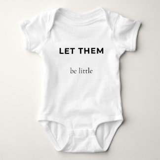 Lass sie einfach nur kleine Baby-Body | Minimalist Baby Strampler