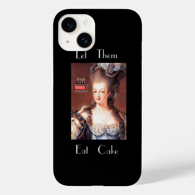 Lass sie essen Cake Marie Antoinette Case-Mate iPh iPhone 14 Hülle (Rückseite)