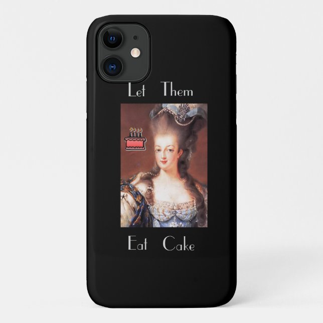 Lass sie essen Cake Marie Antoinette Case-Mate iPhone Hülle (Rückseite)