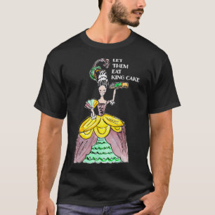 Lass sie essen King Cake Mardi Gras Food Lover Par T-Shirt