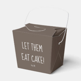 Lass sie essen Kuchen Hochzeit nehmen Zuhause Boxe Geschenkschachtel