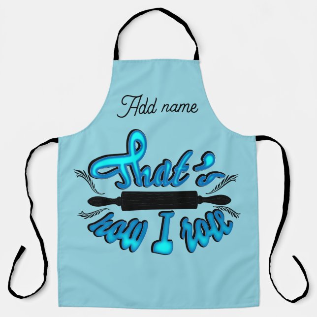 Lass sie kochen personalisierte Küche Schürze (Vorderseite)