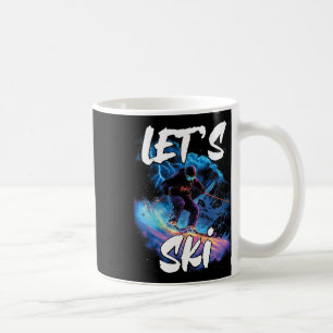 Lass Ski Downhill Skifahrer Wintersportort G Kaffeetasse