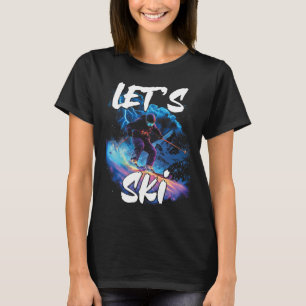 Lass Ski Downhill Skifahrer Wintersportort G T-Shirt