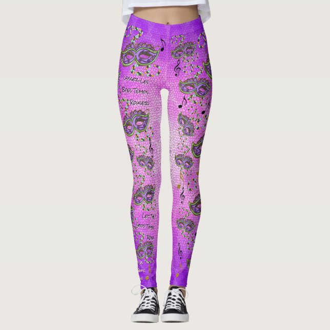 Lass The Good Times Roll - Mardi Gras Leggings (Vorderseite)